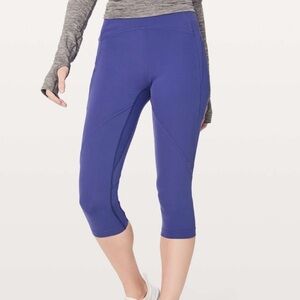 Lululemon Lead The Pack Crop Stony Grape